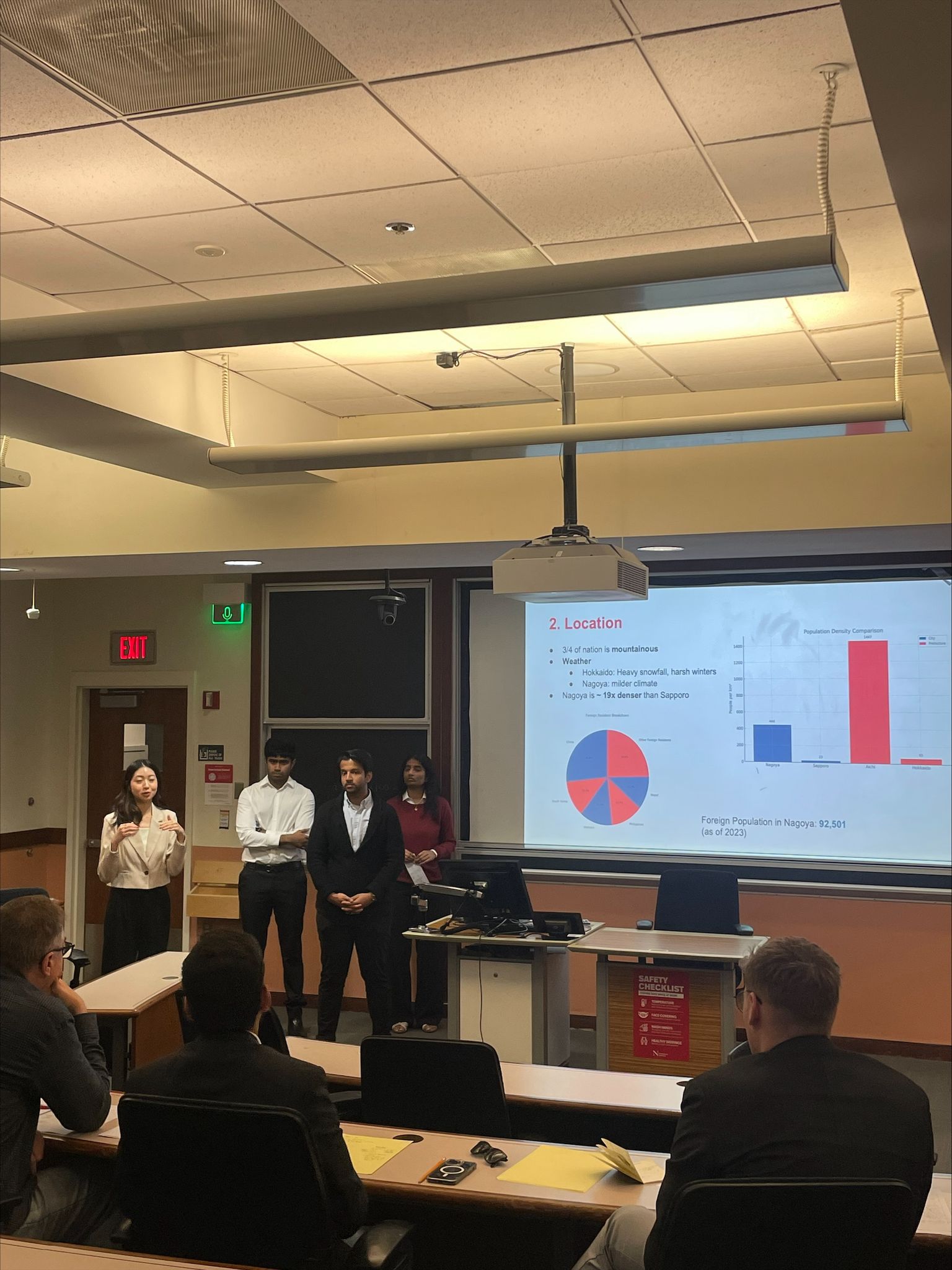 Northeastern University Case Competition team, April 2025